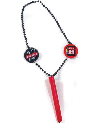 Legally 21 shooter necklace