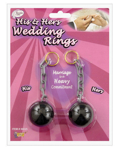 His and hers wedding rings