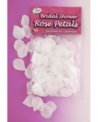 Bride to be rose petals - white