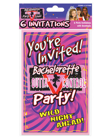 Bachelorette party invitation outta&#039; control