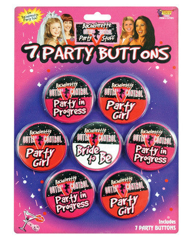 Bachelorette party buttons