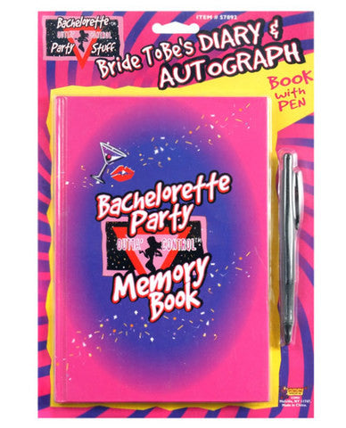 Bachelorette memory book