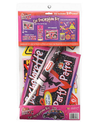 Bachelorette party car decoration kit&amp;#44; includes 20 pieces