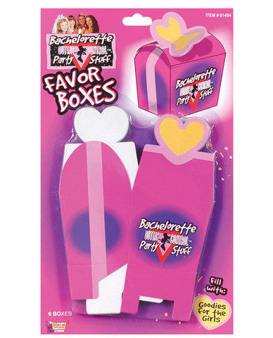 Bachelorette party outta control favor boxes