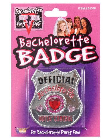 Bachelorette party outta control official badge