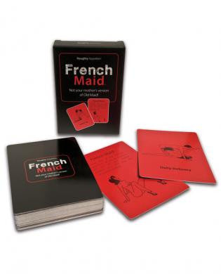 Naughty appetites french maid card game