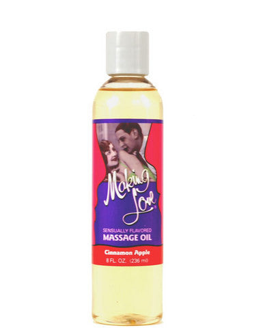 Making love cinnamon apple massage oil