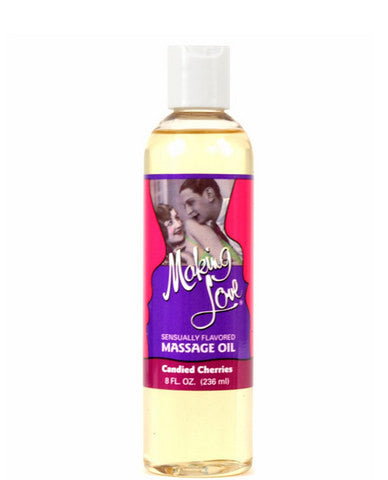 Making love cherry massage oil