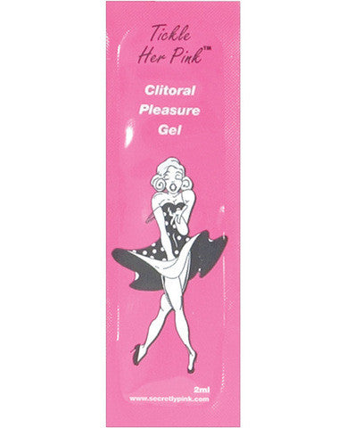 Tickle her pink clitoral pleasure gel 2 ml packet - ea