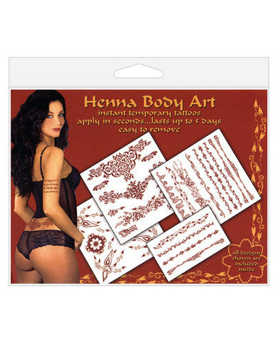 Henna body art tattoos
