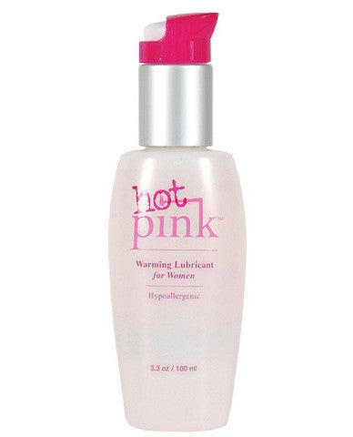 Hot pink lube - 3.3 oz pump bottle