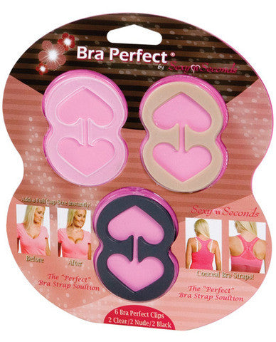 Bra perfect concealer clips - asst. colors pack of 6