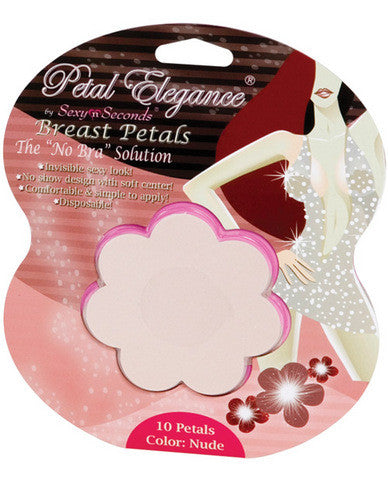 Petal elegance disposable satin nipple petal covers - pack of 10
