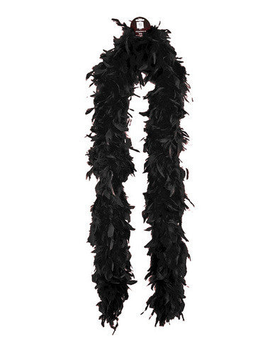 Heavy weight chandelle boa - black