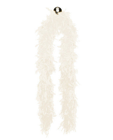 Heavy weight chandelle boa - white