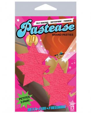 Pastease Petites Neon Pink Star O/S 2 Pack