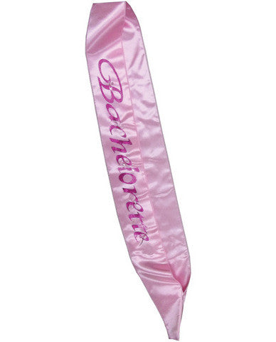 Bachelorette flashing sash - pink