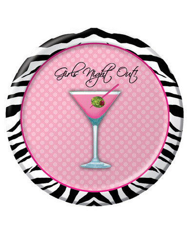 Girls night out martini 7in plate - pack of 8