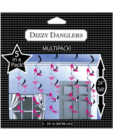 Martini and heels dizzy dangler