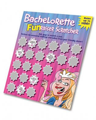 Bachelorette funraiser scratcher