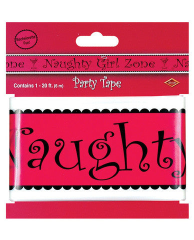 Bachelorette fun naughty girl zone party tape
