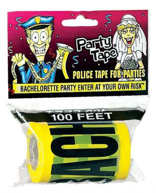 Bachelorette party enter at your own risk party tape
