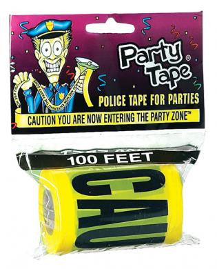 Caution you are now entering the party zone party tape