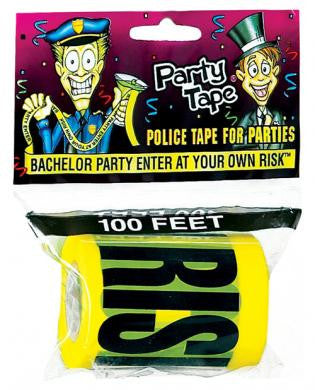 Bachelor party enter at your own risk party tape