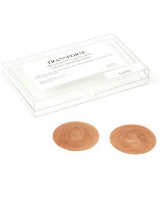 Transform Natural Look Attachable Nipples - Dark Brown (Pair)