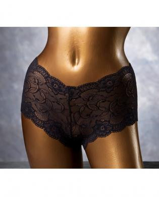 Transform fashion lace panty xxlarge - black