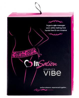Fixsation 2 couples vibe and panty small - black