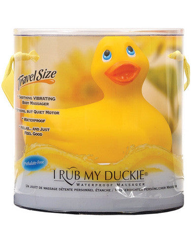 I rub my duckie massager travel size - yellow in new gift package