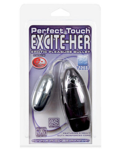 Excite-her silver bullet - luster black waterproof