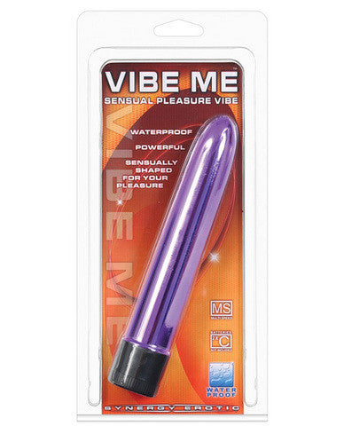 Vibe me multi speed massager - luster violet waterproof