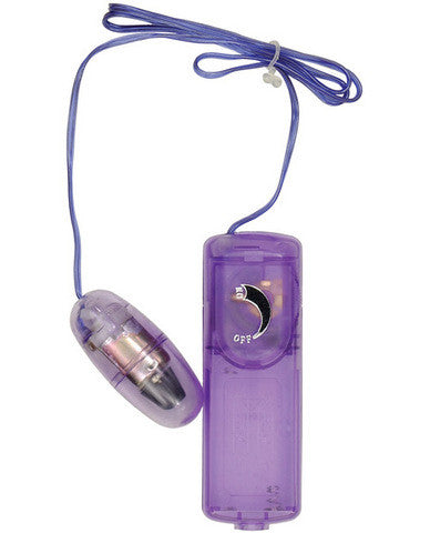 Transparent Lavender Bullet With Lavender Controller (Bulk)