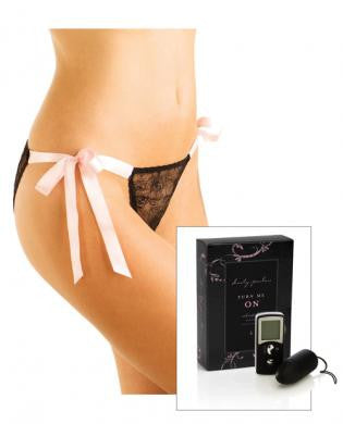 Booty Parlor Turn Me On Vibrating Panties Pink Petite/Small