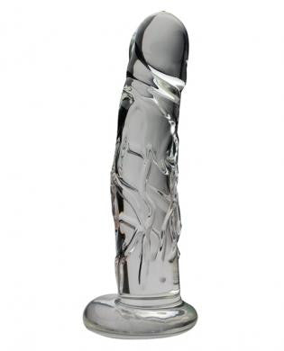 Medium 8&quot; Realistic Glass Dildo