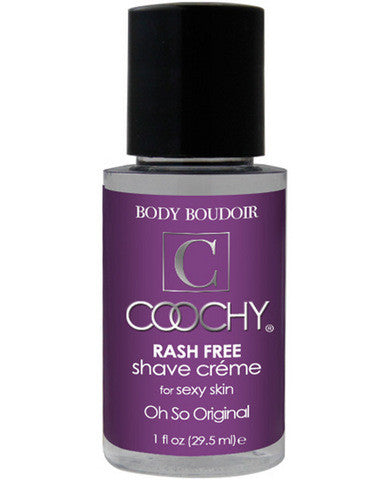 Coochy body rashfree shave creme - 1 oz original