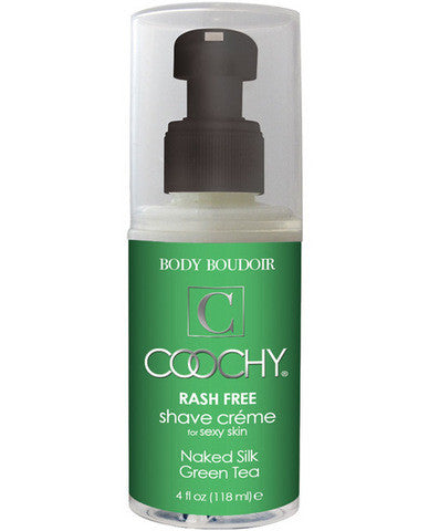 Coochy body rashfree shave creme - 4 oz green tea