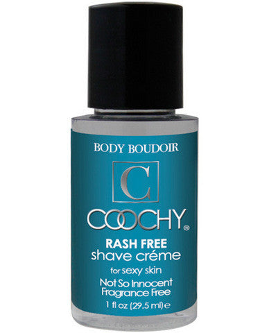 Coochy body rashfree shave creme - 1 oz fragrance free