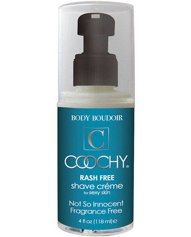 Coochy body rashfree shave creme - 4 oz fragrance free