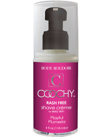 Coochy body rashfree shave creme - 4 oz plumeria