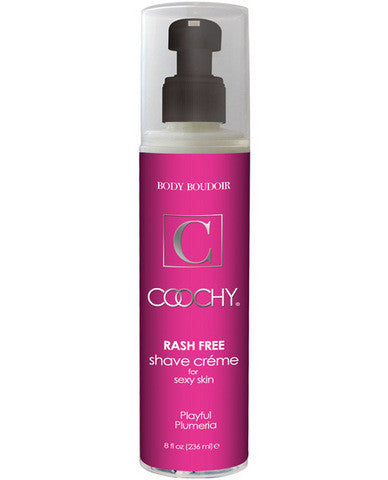 Coochy body rashfree shave creme - 8 oz plumeria