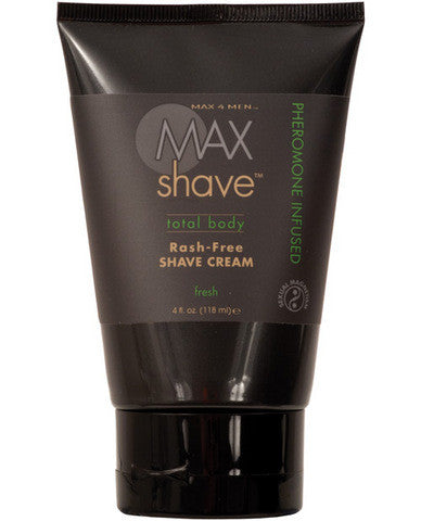 Max 4 men shave cream 4 oz - fresh