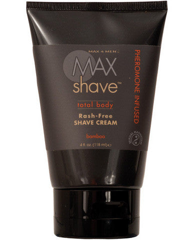 Max 4 men shave cream 4 oz - bamboo
