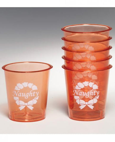 Naughty Or Nice Shot Glasses 12 Pack