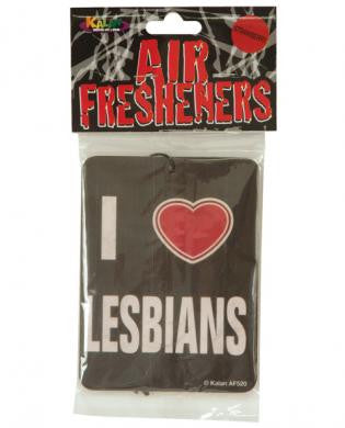 I Love Lesbians Air Freshner