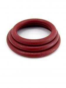 Cock Ring Nitrile 3Pc Set - Brick