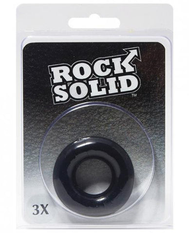 Rock Solid 3&quot; Black Donut Ring