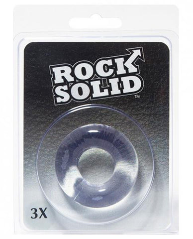 Rock Solid 3&quot; Clear Donut Ring